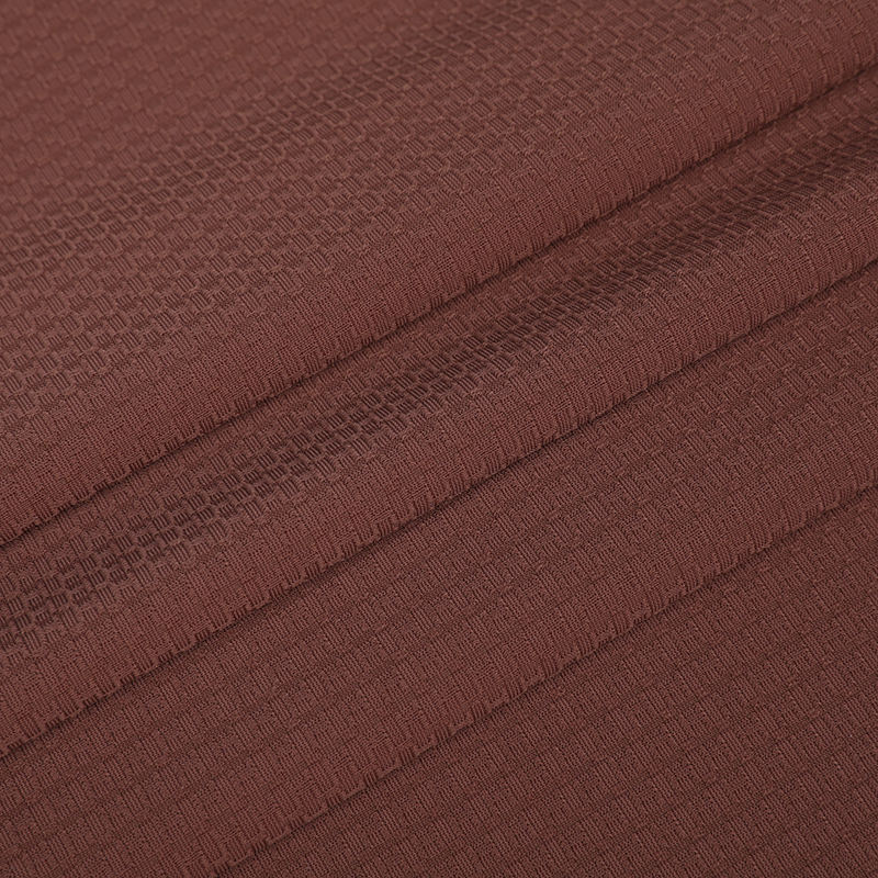 Apj1085 Warp Cniotáilte Brocade Aminoathenian Jacquard Sports Polo Léine Fabraic