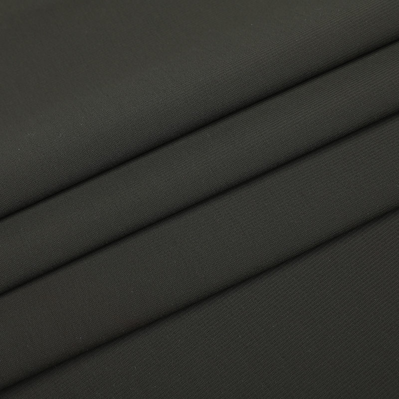 APS1095 BROCADE Amóinia Dúbailte Warp Fabraic Cóta Trench Cniotáilte